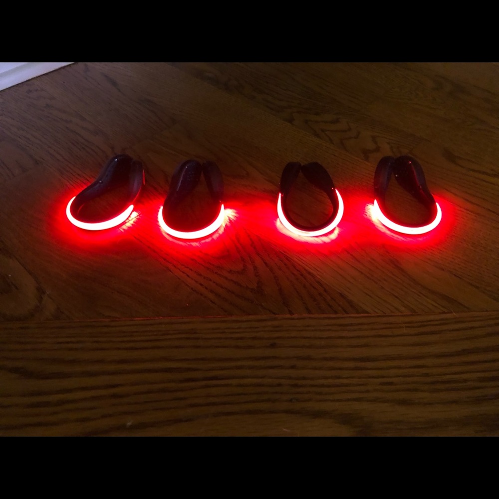 Running lights OS NWOT sneakers LED jogging safety - Picture 4 of 8